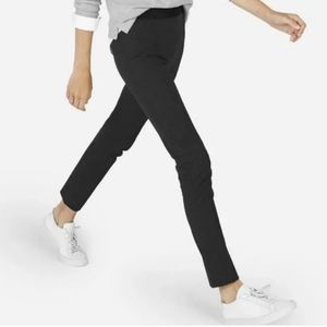 EVERLANE Charcoal Gray THE STRETCH PONTE SKINNY PANTS Side Zip EUC size 6